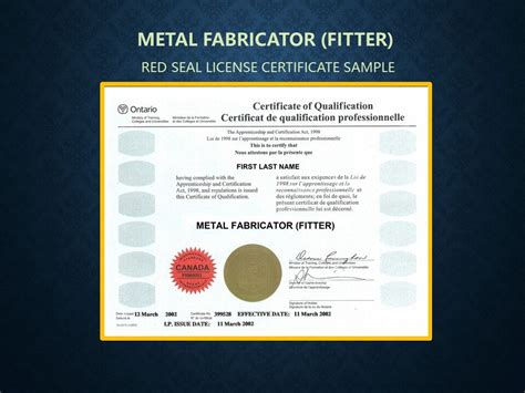 does a metal fabricator need a degree license or certification|what is a fabricator.